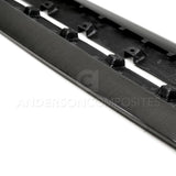 Anderson Composites AC-SS15FDMU-GR Type-GR (GT350 Style) Carbon Fiber Side Rocker Panel Splitter For 2015-2020 Ford Mustang Anderson Composites Side Skirt  AXOPROS