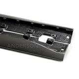 Anderson Composites AC-SS15FDMU-GR Type-GR (GT350 Style) Carbon Fiber Side Rocker Panel Splitter For 2015-2020 Ford Mustang Anderson Composites Side Skirt  AXOPROS