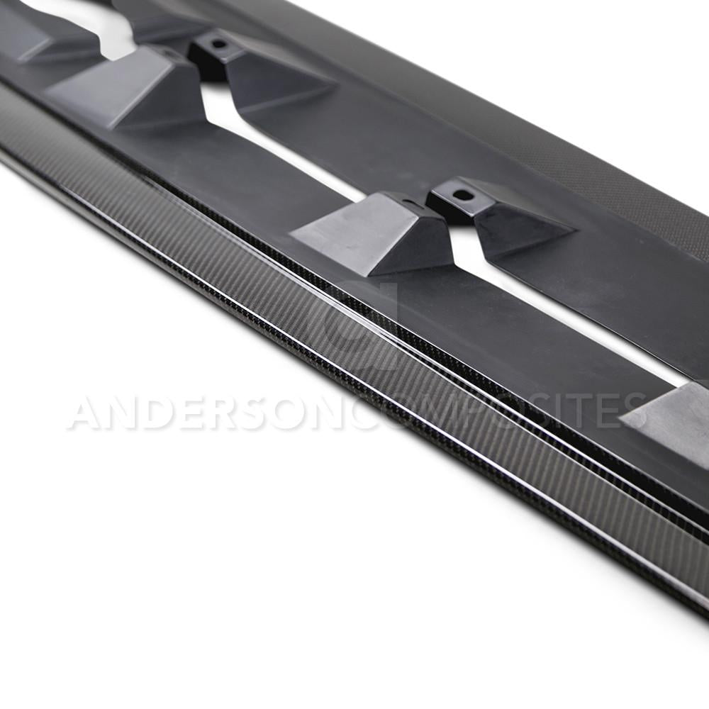 Anderson Composites AC-SS16FDFO-AR Type-AR Carbon Fiber Rocker Panels For 2016-2018 Ford Focus RS Anderson Composites Rocker Panel  AXOPROS