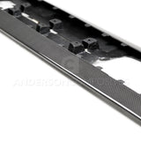 Anderson Composites AC-SS20FDMU500 Carbon Fiber Rocker Panel Splitters For 2020-2021 Ford Mustang Shelby GT500 Anderson Composites Side Skirt  AXOPROS