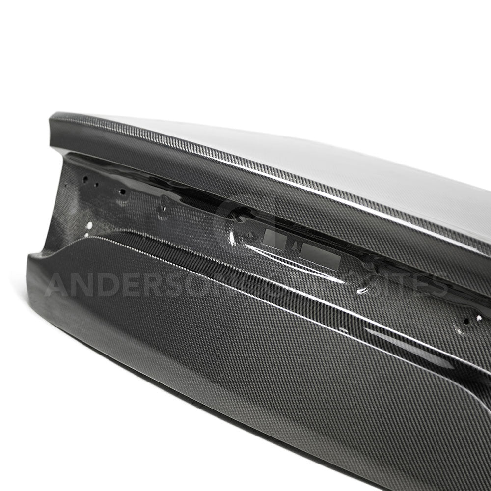 Anderson Composites AC-TL15DGCR Type-OE Carbon Fiber Deck Lid For 2015-2021 Dodge Charger Anderson Composites Trunk Lid  AXOPROS