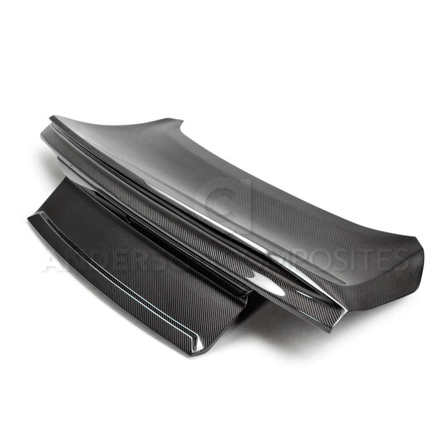 Anderson Composites AC-TL15FDMU-SA-DS Type-ST Double Sided Carbon Fiber Decklid With Integrated Spoiler For 2015-2020 Ford Mustang Anderson Composites Trunk Lid  AXOPROS