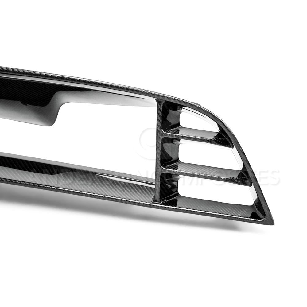 Anderson Composites AC-UG1213FDGT-C Carbon Fiber Front Upper Grille For 2013-2014 Ford Shelby GT500 With Location For Cobra Emblem Anderson Composites Grille  AXOPROS