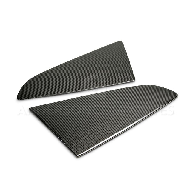 Anderson Composites AC-WL15FDMU-F Type-F Carbon Fiber Window Louvers For 2015-2020 Ford Mustang Anderson Composites Window Louver  AXOPROS