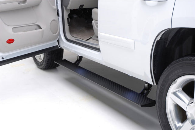 AMP Research 19-22 Ram 1500 All Cabs PowerStep Plug N Play - Black (Incl OEM Illumination) AMP Research Running Boards  AXOPROS