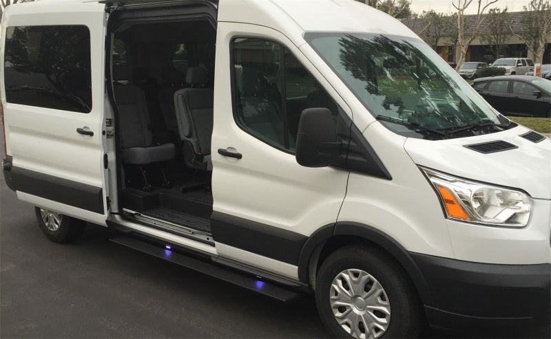 AMP Research 2020 Ford Transit Powerstep Plug N Play - Black AMP Research Running Boards  AXOPROS