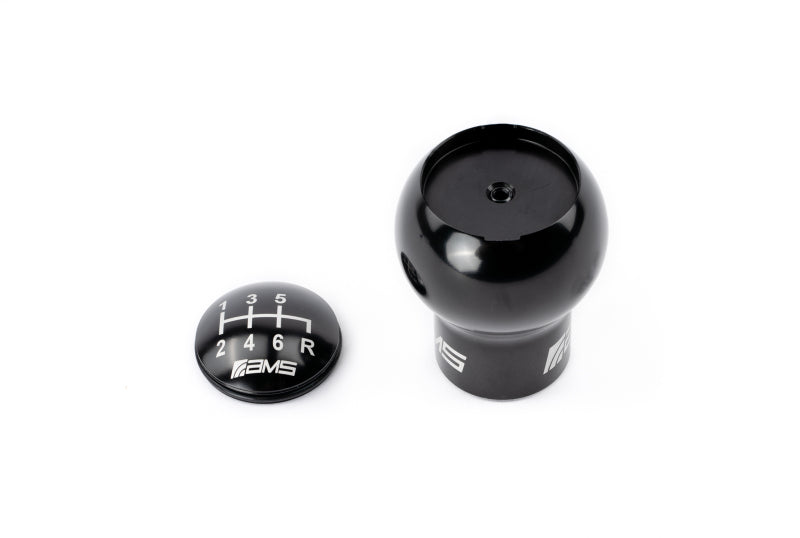 AMS Performance Subaru WRX/STi 6-Speed Billet Shift Knob (Incl Red, Black, & Gunmetal Cap) AMS Shift Knobs  AXOPROS