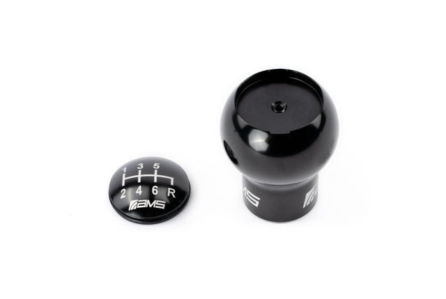 AMS Performance Subaru WRX/STi 6-Speed Billet Shift Knob (Incl Red, Black, & Gunmetal Cap) AMS Shift Knobs  AXOPROS