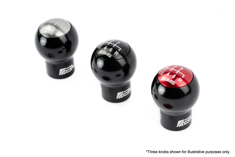 AMS Performance Subaru WRX/STi 6-Speed Billet Shift Knob (Incl Red, Black, & Gunmetal Cap) AMS Shift Knobs  AXOPROS