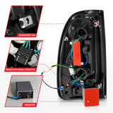 ANZO 00-06 Toyota Tundra (Std. Bed/Reg Cab) LED Taillights w/Light Bar Black Housing Smoke Lens ANZO Tail Lights  AXOPROS