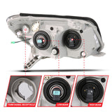 ANZO 06-09 Toyota 4 Runner Projector Headlights Plank Style - Black ANZO Headlights  AXOPROS