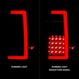 ANZO 07-17 Ford Expedition LED Taillights w/ Light Bar Black Housing Clear Lens ANZO Tail Lights  AXOPROS