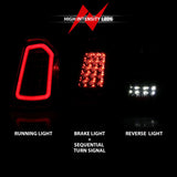 ANZO 11-14 Chrysler 300 LED Taillights Black w/ Sequential ANZO Tail Lights  AXOPROS