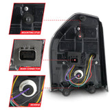 ANZO 11-14 Chrysler 300 LED Taillights Black w/ Sequential ANZO Tail Lights  AXOPROS