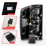 ANZO 15-19 Chevrolet Silverado 2500 HD/3500 HD LED Taillight w/ Sequential Black Housing/Smoke Lens ANZO Tail Lights  AXOPROS