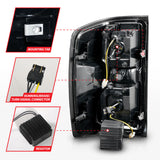 ANZO 15-19 Chevrolet Silverado 2500 HD/3500 HD LED Taillight w/ Sequential Black Housing/Smoke Lens ANZO Tail Lights  AXOPROS