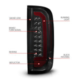 ANZO 15-21 Chevrolet Colorado Full LED Tail Lights w/ Red Lightbar Black Housing Smoke Lens ANZO Tail Lights  AXOPROS