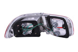 ANZO 1992-1995 Honda Civic Taillights Red/Clear ANZO Tail Lights  AXOPROS