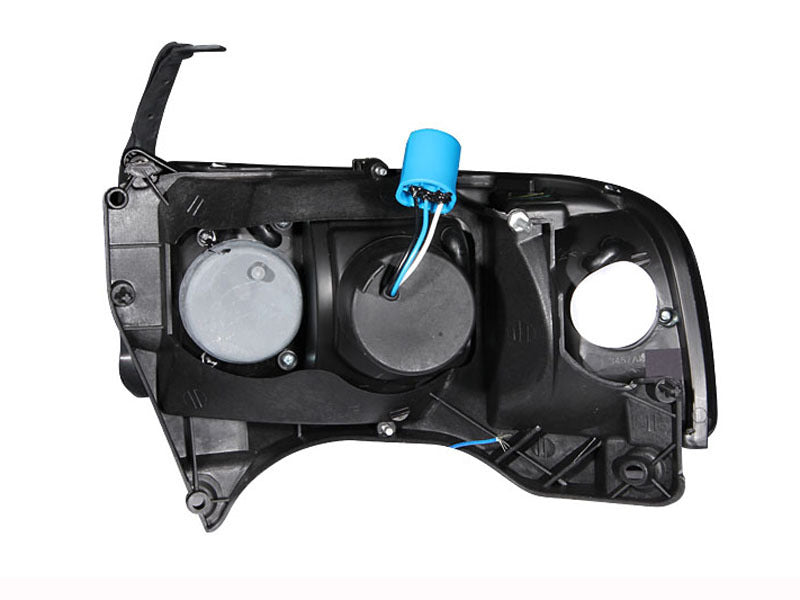 ANZO 1994-2001 Dodge Ram Crystal Headlights Chrome w/ LED ANZO Headlights  AXOPROS