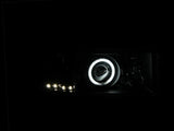 ANZO 1994-2001 Dodge Ram Projector Headlights w/ Halo Black ANZO Headlights  AXOPROS