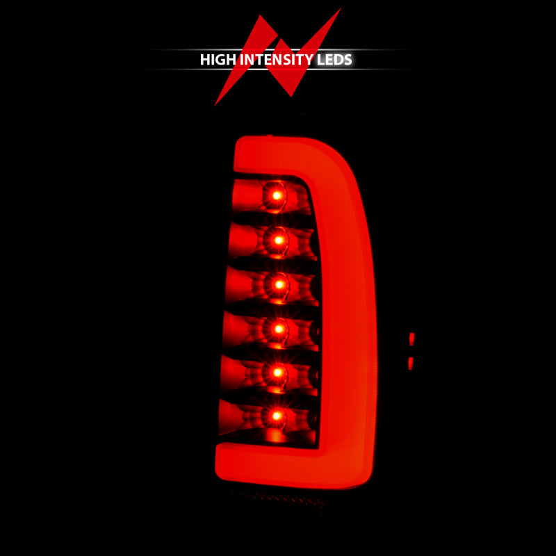 ANZO 1995-2000 Toyota Tacoma LED Taillights Black Housing Smoke Lens (Pair) ANZO Tail Lights  AXOPROS