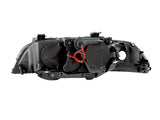 ANZO 1997-2001 BMW 5 Series Projector Headlights w/ Halo Black ANZO Headlights  AXOPROS
