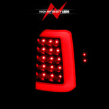 ANZO 1997-2004 Dodge Dakota LED Taillights Black Housing Clear Lens Pair ANZO Tail Lights  AXOPROS