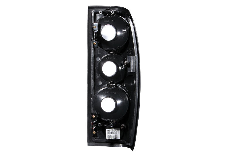 ANZO 1998-2004 Nissan Frontier Taillights Black ANZO Tail Lights  AXOPROS