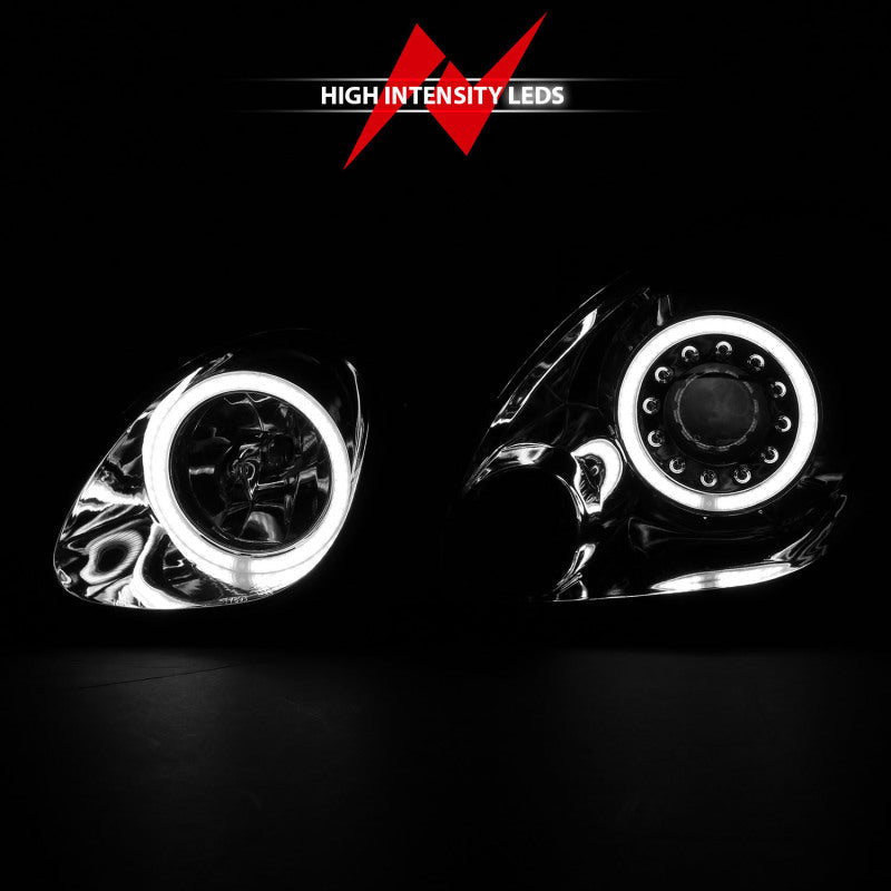 ANZO 1998-2005 Lexus Gs300 Projector Headlights w/ Halo Chrome ANZO Headlights  AXOPROS