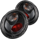 ANZO 1998-2005 Volkswagen Beetle Taillights Black ANZO Tail Lights  AXOPROS