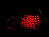 ANZO 1999-2001 BMW 3 Series E46 LED Taillights Red/Clear 4pc ANZO Tail Lights  AXOPROS
