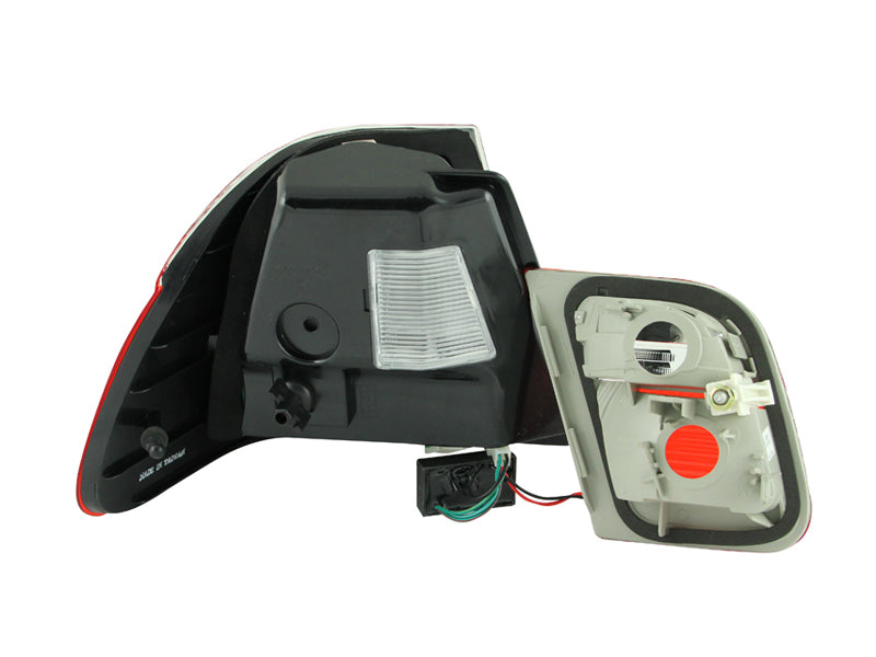 ANZO 1999-2001 BMW 3 Series E46 LED Taillights Red/Smoke 2pc ANZO Tail Lights  AXOPROS