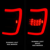 ANZO 1999-2004 Jeep Grand Cherokee LED Tail Lights w/ Light Bar Black Housing Smoke Lens ANZO Tail Lights  AXOPROS