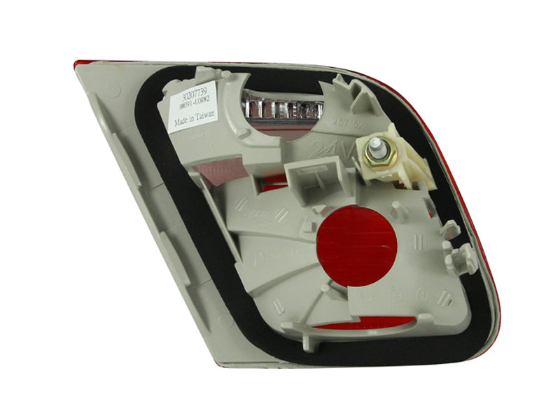 ANZO 2000-2003 BMW 3 Series E46 Taillights Red/Smoke - Inner ANZO Tail Lights  AXOPROS