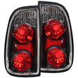 ANZO 2000-2006 Toyota Tundra Taillights Black (Regular &amp; Access Cab Models Only) ANZO Tail Lights  AXOPROS