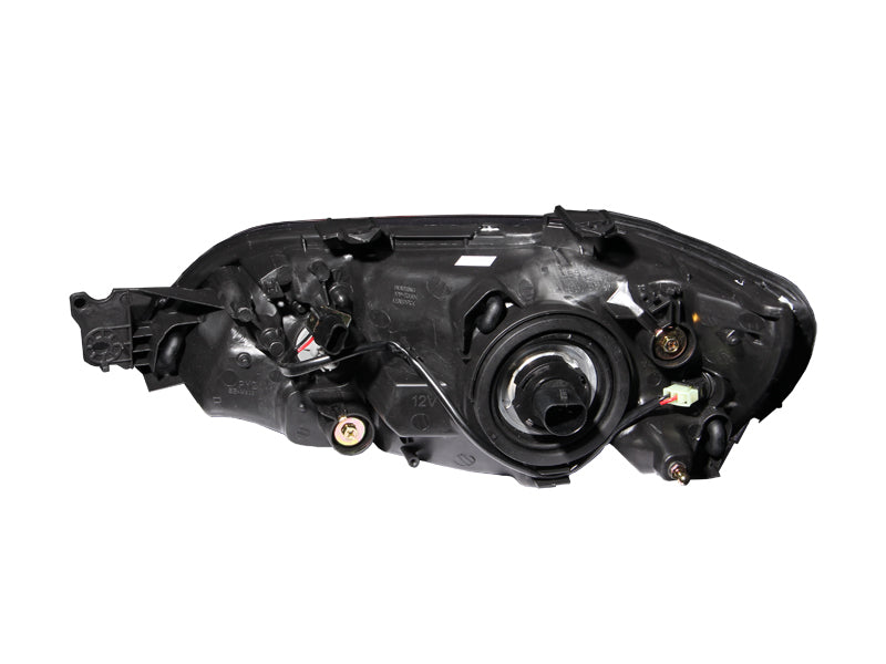 ANZO 2002-2003 Mitsubishi Lancer Crystal Headlights Black ANZO Headlights  AXOPROS