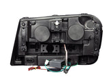 ANZO 2002-2009 Chevrolet Trailblazer Projector Headlights w/ Halo Black ANZO Headlights  AXOPROS