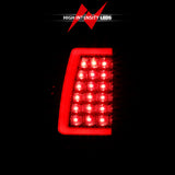 ANZO 2003-2006 Chevy Silverado 1500 LED Taillights Plank Style Black w/Clear Lens ANZO Tail Lights  AXOPROS