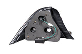 ANZO 2004-2005 Honda Civic LED Taillights Black ANZO Tail Lights  AXOPROS