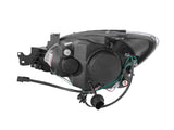 ANZO 2004-2007 Mitsubishi Lancer Projector Headlights w/ Halo Black (CCFL) ANZO Headlights  AXOPROS