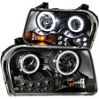 ANZO 2005-2010 Chrysler 300 Projector Headlights w/ Halo Black (Does Not Fit S Models) ANZO Headlights  AXOPROS