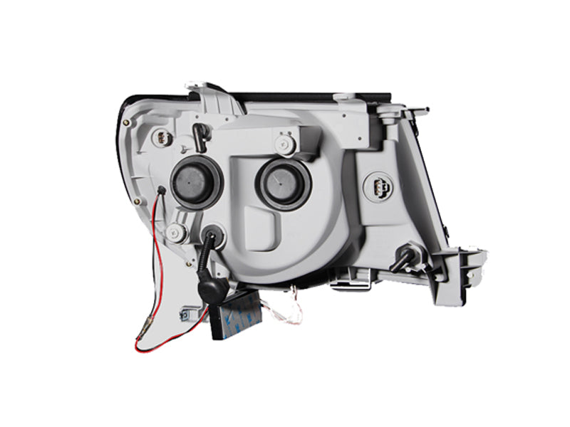 ANZO 2005-2011 Toyota Tacoma Projector Headlights w/ Halo Black ANZO Headlights  AXOPROS