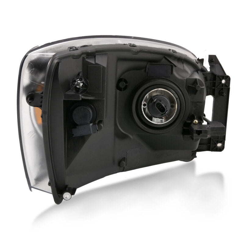 ANZO 2006-2009 Dodge Ram 1500 Crystal Headlight  Black Amber ANZO Headlights  AXOPROS