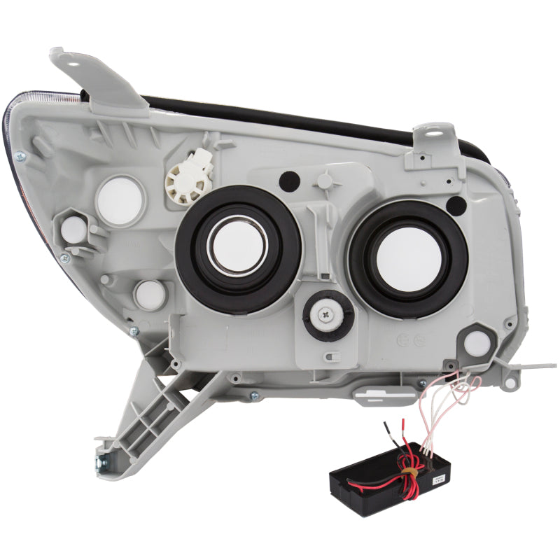 ANZO 2006-2009 Toyota 4Runner Projector Headlights w/ Halo Chrome ANZO Headlights  AXOPROS