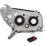 ANZO 2006-2009 Toyota 4Runner Projector Headlights w/ Halo Chrome ANZO Headlights  AXOPROS