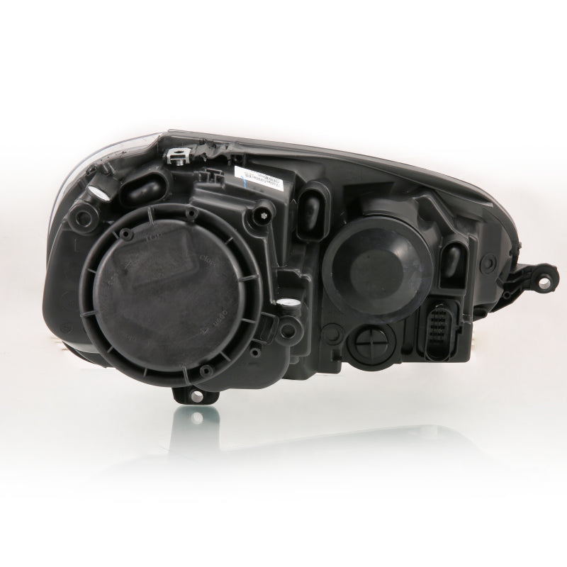 ANZO 2006-2009 Volkswagen Us Rabbit Crystal Headlight Black (Halogen Only) ANZO Headlights  AXOPROS