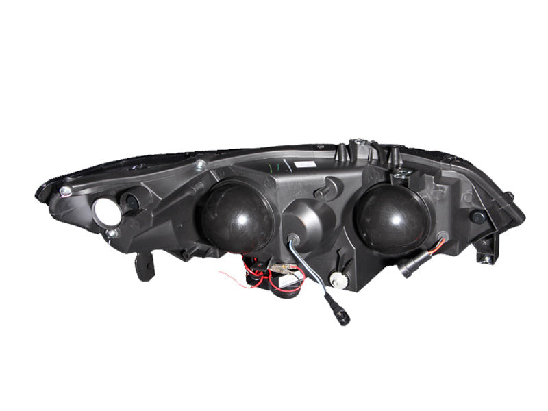 ANZO 2006-2011 Honda Civic Projector Headlights w/ Halo Black (CCFL) ANZO Headlights  AXOPROS