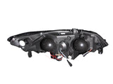 ANZO 2006-2011 Honda Civic Projector Headlights w/ Halo Black (CCFL) ANZO Headlights  AXOPROS