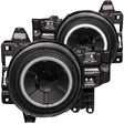 ANZO 2007-2013 Toyota Fj Cruiser Projector Headlights w/ Halo Black ANZO Headlights  AXOPROS
