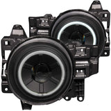 ANZO 2007-2013 Toyota Fj Cruiser Projector Headlights w/ Halo Black ANZO Headlights  AXOPROS